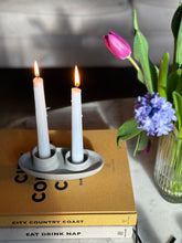 Load image into Gallery viewer, Concrete Boat Candle and Tealight Holder