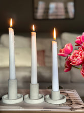 Load image into Gallery viewer, Set of 3 Dinner Candle Holders