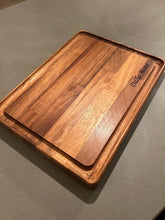 Load image into Gallery viewer, Farmhouse chopping board iroko