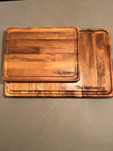 Load image into Gallery viewer, Farmhouse chopping board iroko