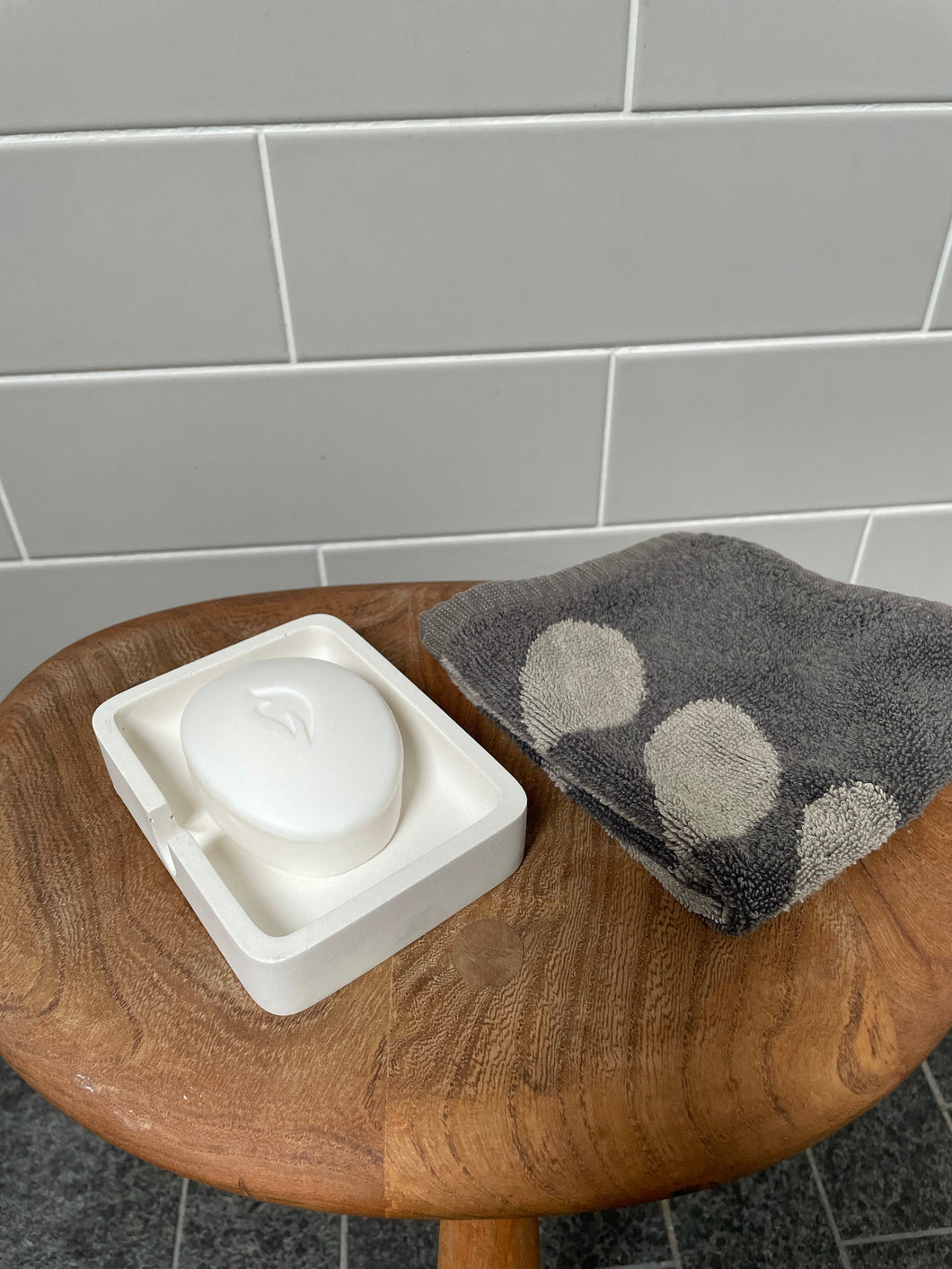 Concrete soap dish available in 4 colours