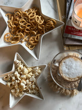 Load image into Gallery viewer, Concrete star serving bowls, concrete serving bowl, snack bowl, Christmas concrete star