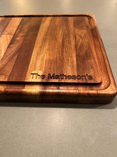 Load image into Gallery viewer, Farmhouse chopping board iroko