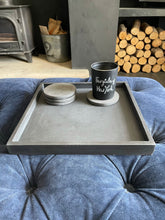 Load image into Gallery viewer, square concrete tray