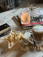 Load image into Gallery viewer, Concrete star serving bowls, concrete serving bowl, snack bowl, Christmas concrete star