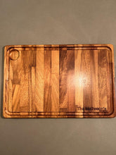 Load image into Gallery viewer, Farmhouse chopping board iroko