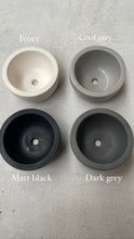 Load image into Gallery viewer, Concrete tea light holder available in 4 colours