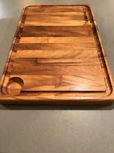 Load image into Gallery viewer, Farmhouse chopping board iroko