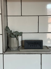 Load image into Gallery viewer, Hexagonal small concrete pot, make brush storage, cotton bud pot, gift, available in 3 colours