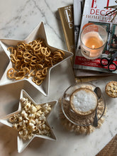 Load image into Gallery viewer, Concrete star serving bowls, concrete serving bowl, snack bowl, Christmas concrete star