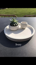 Load image into Gallery viewer, Large round concrete 30cm tray