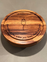 Load image into Gallery viewer, Handmade iroko cheese board