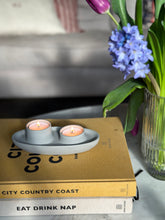 Load image into Gallery viewer, Concrete Boat Candle and Tealight Holder
