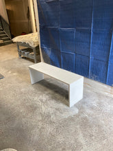 Load image into Gallery viewer, white concrete bench
