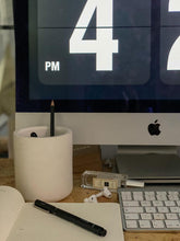 Load image into Gallery viewer, concrete pen pot
