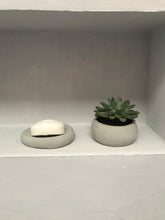 Load image into Gallery viewer, concrete plant pot concrete bowl 
