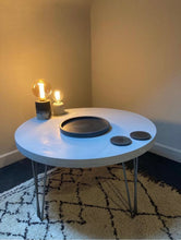Load image into Gallery viewer, Concrete coffee table round 80cm diameter available in 3 colours
