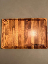 Load image into Gallery viewer, Farmhouse chopping board iroko
