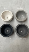 Load image into Gallery viewer, Concrete tea light holder available in 4 colours
