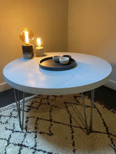 Load image into Gallery viewer, Concrete coffee table round 80cm diameter available in 3 colours
